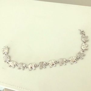 Sterling Silver Elephant Bracelet